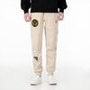 Puma Mix Badge Logo Printed Knit Breathable Cuffed Sports Pants Men pants Khaki 537040-64