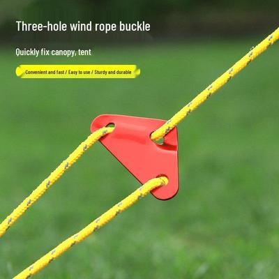 Large Outdoor Anti-Slip Aluminum Alloy Triangle Buckle for Tents
