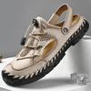 Popular large size summer men's shoes breathable sandals casual mesh shoes hollow soft sole travel shoes new slippers