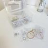 60Pcs Self-Sealing Clear Plastic Jewelry Bags, Waterproof Rust-Proof Zipper Pouches for Travel and Organizing