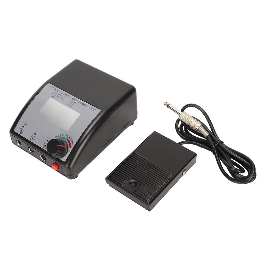 4pcs Tattoo Power Supply Kit Complete Professional Liner Shader Alloy Silicone Tattoo Clip Cord