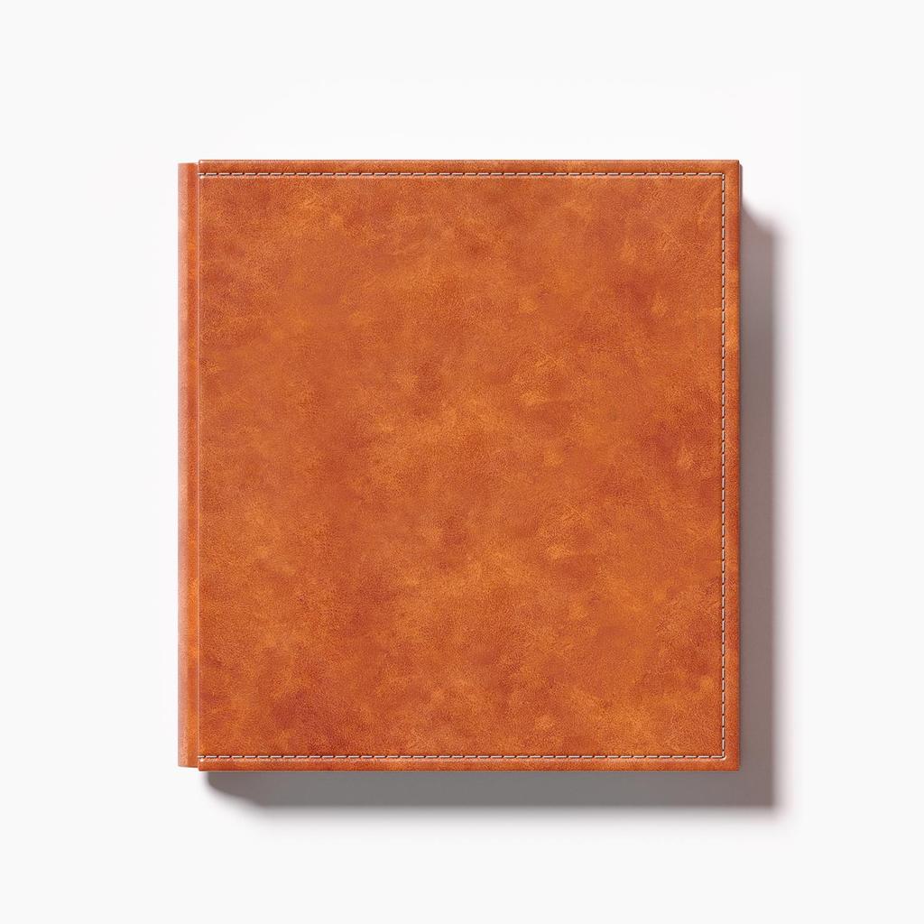Leather 6-Inch Large Capacity Photo Album: Horizontal/Vertical Version, 5 Pages for Family, Baby, and Commemorative Photos.