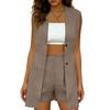 Women's Two,Piece Summer Slightly Loose Top And Pants Casual Set
