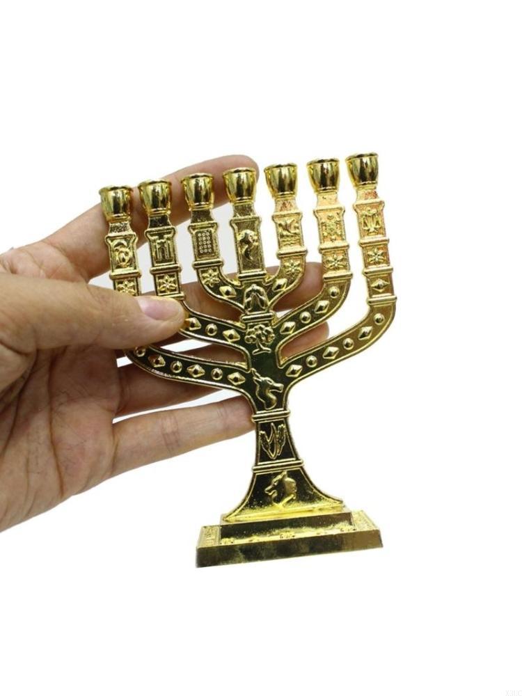 

Holy Grail Menorah Je 7 Branch Holder Jerusalem Temple Candlestick Religious Candelabra for Church Decoration X3UC China Mainland