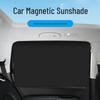 Magnetic Black Vinyl Car Sunshade Mesh - Heat Insulation & UV Protection for Car Windows