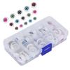Doll Eyeballs Half Round Plastic Eyes Colorful DIY Bear Crafts Materials Halloween Accessories