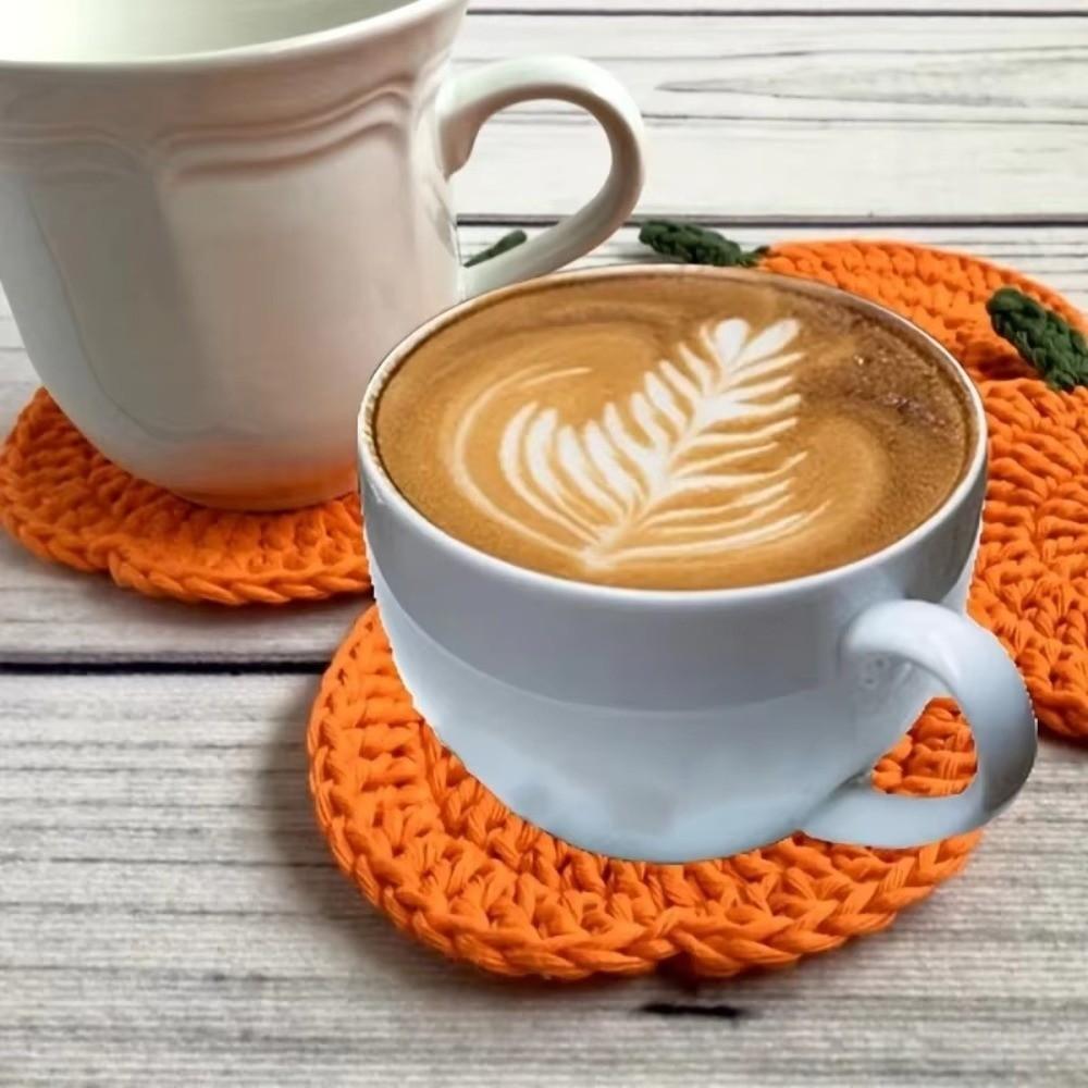 4pcs Handcrafted Handmade Coasters Heat-Resistant Fall Decor New Drink Mats  Home Decor