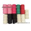 Gold, Silver & Copper Cotton Rope with Gold Thread and Multi-colored Cotton Rope - 100m.
