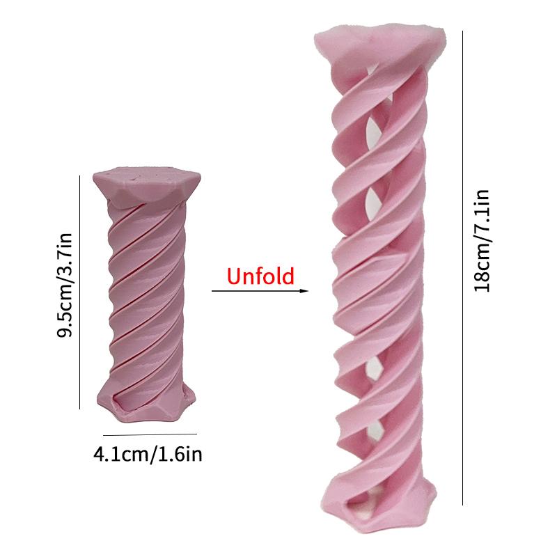 3D Printed Rotating Pyramid Toy 3d Spiral Cone Release Pressure Toys Desktop Accessorie Printed Through Pyramid Spiral Cone Toy