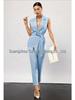 2025 Women's Summer 2-Piece Blazer Vest & Wide Leg Pants Set