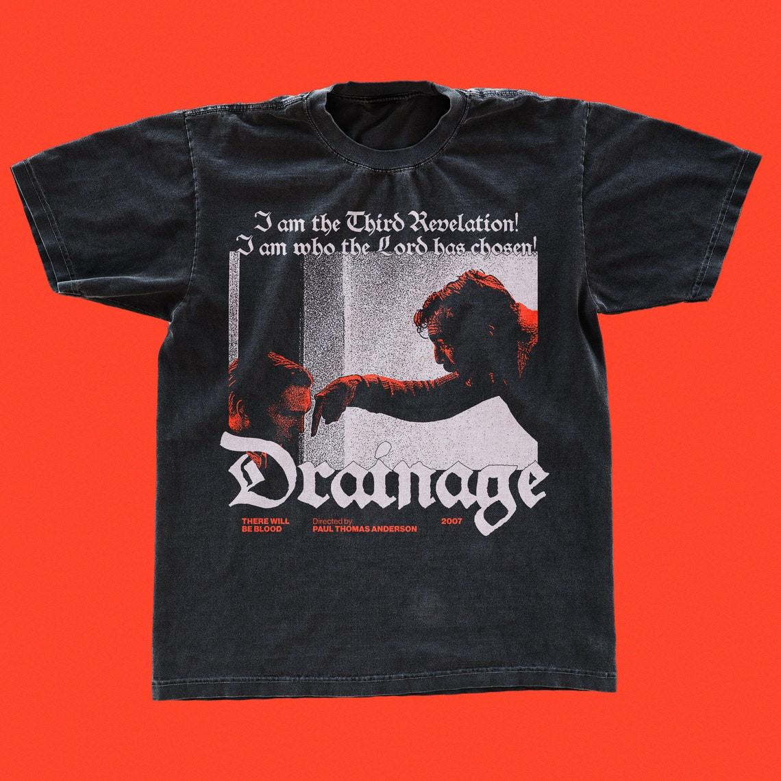 There Will Be Blood tee shirt screen print style tshirt black Uni UNISEX Shirt XL