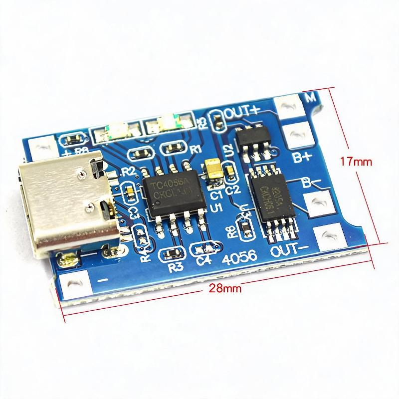1A Lithium Battery Charger Pcb Module Multiple Interfaces Stable Charging Efficiency For Diy Projects And Small Device Repairs
