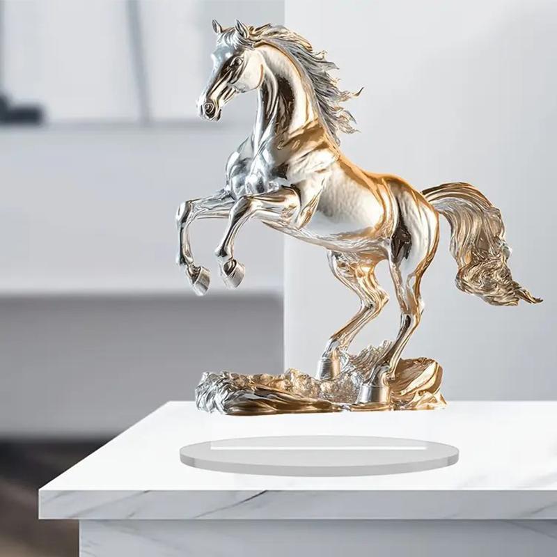 Das neue grenzüberschreitende weiße Pferd Acryl-Ornament ist als Heimdekoration geeignet