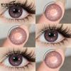 Eyeshare 1 Pair Colored Contact Lenses Brown Eye Contacts Gray Pupils Doll Eye Lenses Makeup Cosmetics Year Use
