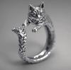 Adorable Cat & Puppy Ring - Women's Open Cat Ear & Paw Design