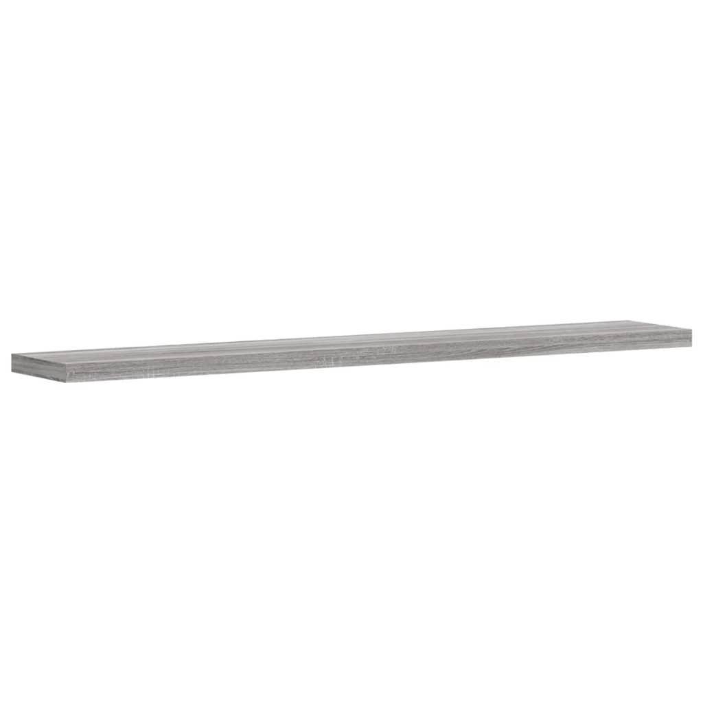 Wall Shelves 4 pcs Grey Sonoma 60 x 10 x 1.5 cm engineered wood