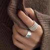 2025 Trend Rings Fashionable For Women Girl Beads Multilayer Wide Punk Bohemia Open Jewelry Luxury Party Gift Accessories