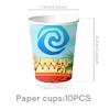 Custom Moana Theme Party Supplies Birthday Decorations Party Arrangement Props Paper Plates Paper Cups Tablecloths Paper Towels