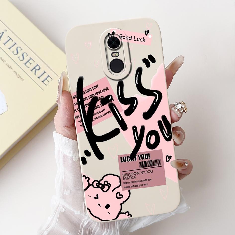 For Xiaomi Redmi 5 Case MEG7 MEI7 Capa Cute Rabbit Astronaut Soft Silicone Matte Phone Cover For Xiaomi Redmi 5 MDG1 MDI1 Fundas