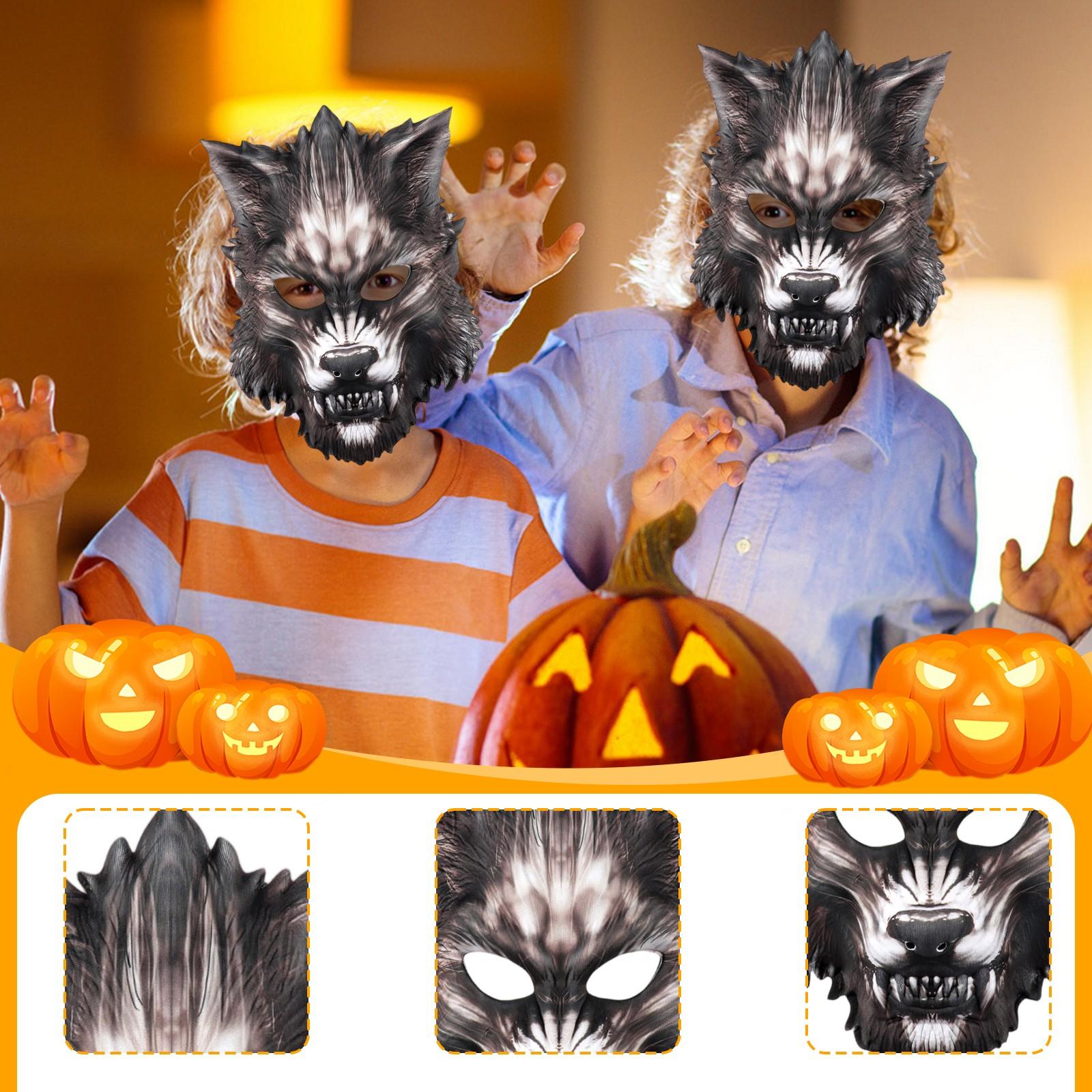 

Карнавальная маскарадная маска из ЭВА на поллица в виде животного One Size чёрный