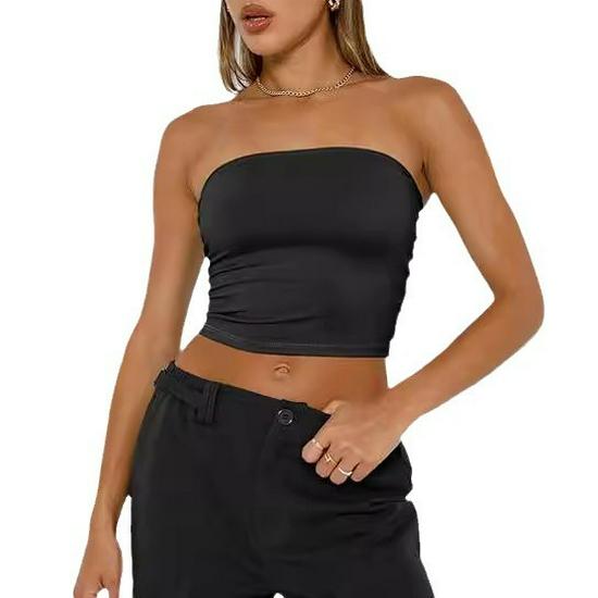 European & American Women's Strapless Slim-fit Pullover Vest - Pure Desire Summer Top Outerwear