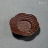 Handgeweven Theekoponderzetter Chinese Retro Bamboe Hittebestendig Kussen Creatief Mini Fruitbord Zen Theekop Rustplaats Theeservies Accessoire