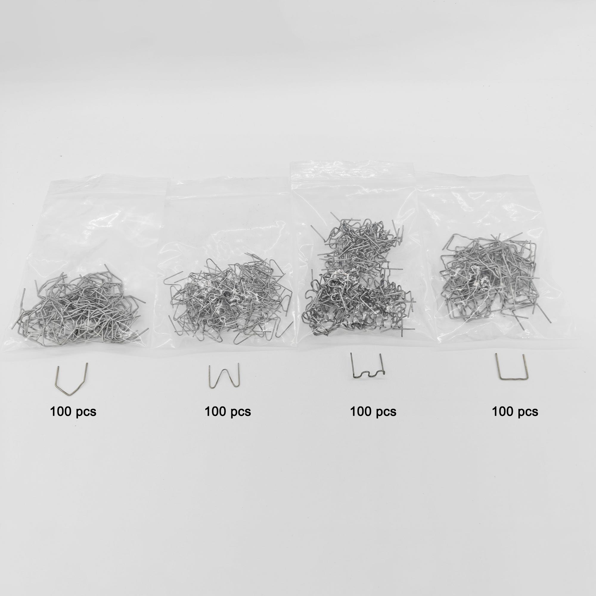 

400pcs tungsten steel hot melt nails for plastic welding and repair, welding torch welding triangle heating leveling cutting
