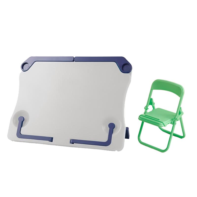 Portable Desk Mobile Phone Tablet Folding Holder, Mulit Function Stand for Phone Pad, Universal Book Reading Music Score Stand