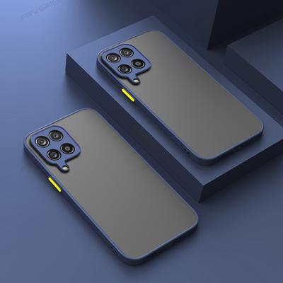 Lente de protección completa cubierta de la caja del teléfono mate para Realme 8 9 10 Samsung GALAXY A04s A14 A12 A22 4G 5G A34 A54 M12 M22 M32 M12 Armor Soft Hard PC Fundas