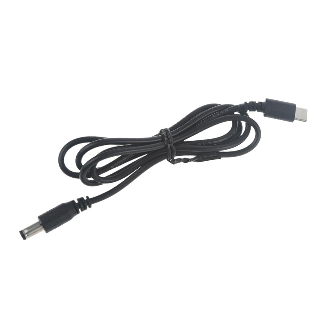 USB C auf DC5.5x2.1mm Stromkabel unterstützt 5V3A USB C Stecker auf DC5521 Stecker Ladekabel für Router Kameras