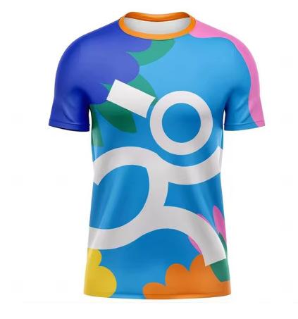 Simple Fashion Running T-Shirt Summer Casual Outdoor Fitness 3D Printed Men s Sports T-Shirt XXS
