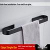 Jessite No-Drill Wall-Mounted Aluminum Towel and Slipper Rack