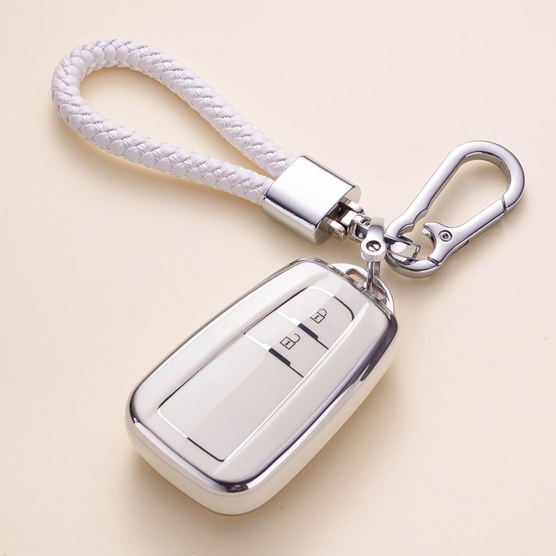 Módní TPU pouzdro na klíče od auta Plný kryt pro Toyota Prius Camry Corolla CHR C-HR RAV4 Příslušenství přívěsků na klíče Land Cruiser Prado