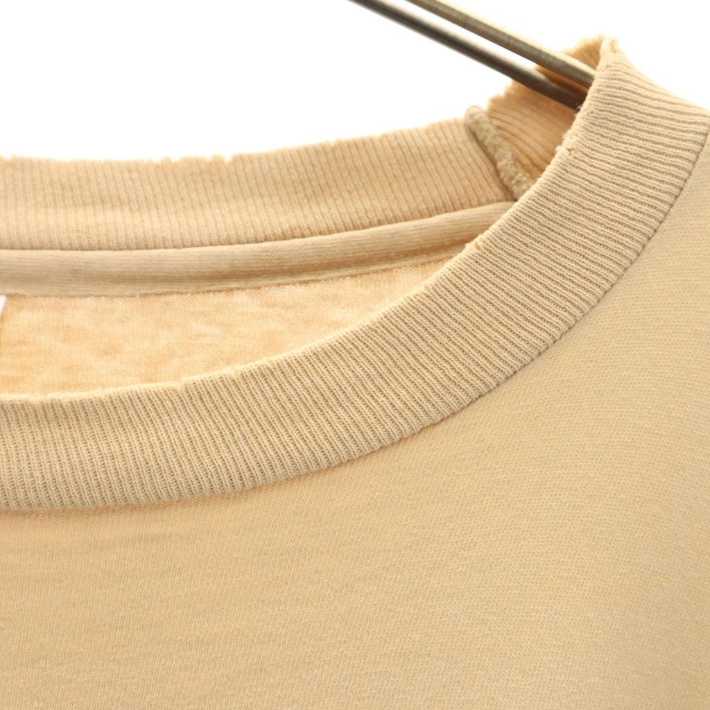 anvil 90s Made in USA Old Short sleeve T-shirt 2X Beige Single stitch Men's Used