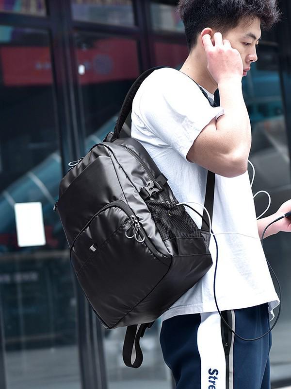 Men's Large Capacity Autumn 2025 Trend Backpack - Fashionable Sports Shoulder Bag for Students