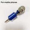 Mini Bendable Metal Recording Microphone Portable Plug And Play Mic For Podcast Voiceover Video Conference Lecture