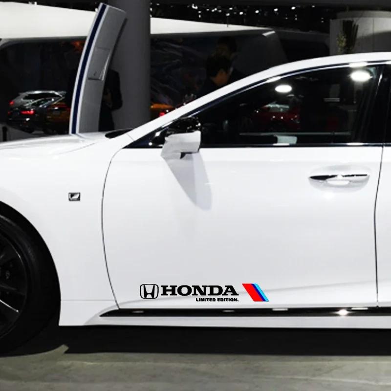 Car Hot FIT Car body decoration stickers Door personalized sporty car stickers For Honda Pilot Odyssey Jazz Accord City Civci C