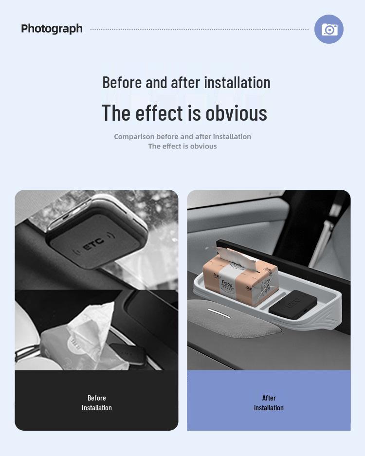 Compatible Rear & Central Control Storage Box Silicone Accessories for 26 Xiaopeng P7 Models