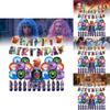 Vibrant Descendants Themed Birthday Party Decoration Banner Balloon Set For Kids