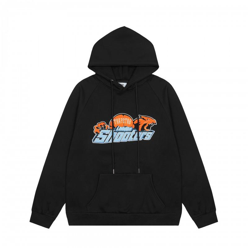 Unisex Oversized Hooded Sweatshirt With Embroidered Tiger Head Design Soft Fleece Warm Winter Casual Pullover Men Women