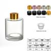 Cylindrical Glass Aromatherapy Bottle: Flameless Rattan Diffuser and Fragrance Ornament.