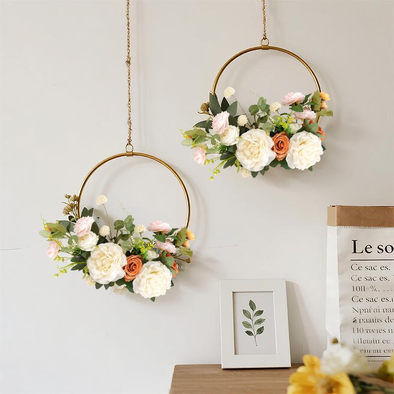 Cross-Border New Artificial Flower Garland for Home, Wedding, Birthday Party, Hotel Scene Decoration and Hanging Ornaments
