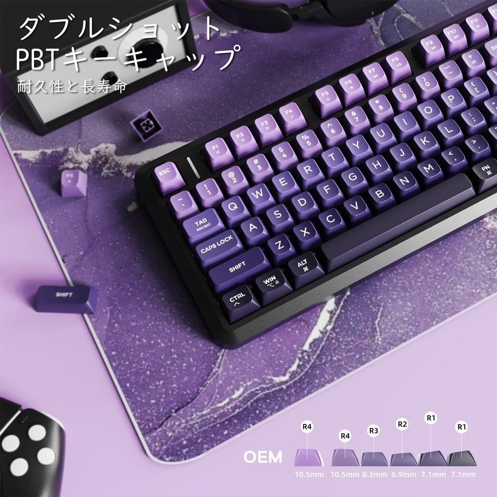 ZIYOU LANG X FREEWOLF M75 Wireless Gaming Keyboard with Smart Display & Knob, BT2.4Ghz Dual-Mode PBT Gradient Keycaps, Rainbow Backlight, TKL 82-Key