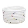 Small Cotton Rope Woven Storage Basket for Desk, Entryway, or Cosmetics