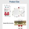 DC Photovoltaic Mini Circuit Breaker, 2P, 32A/63A, 500V/1000V