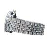 MISSFOX Luxury Water Resistant Watch Hip Hop Bling Calendar Quartz Women Men