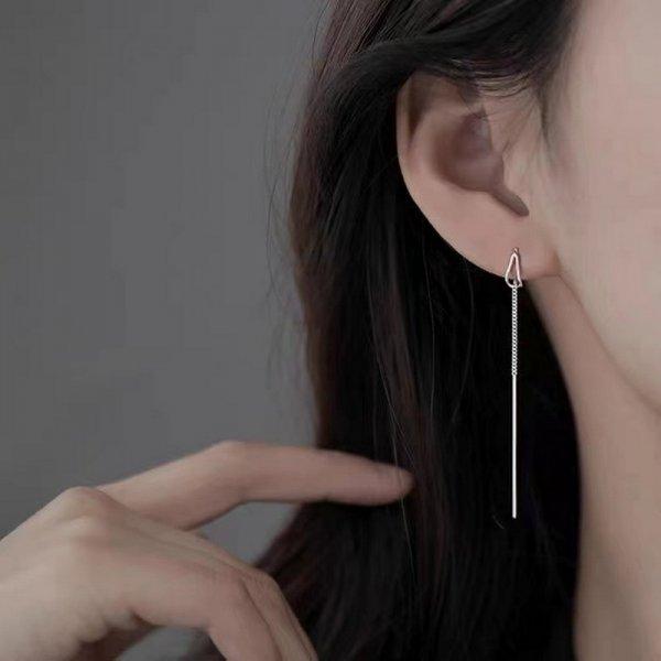 Exquisite Tropfen Ohr Linie Lange Hängende Ohrringe Für Frauen Zirkon Kristall Biene Schmetterling Blume Piercing Earing Zubehör Schmuck