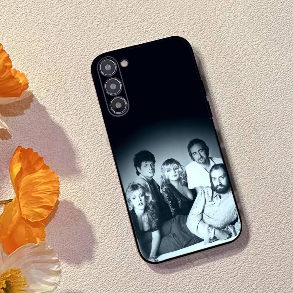 Band F-Fleetwood Mac Phone Case Black Silicone Soft For Samsung Galaxy A73,A72,A71,A70,A53,A52,A51