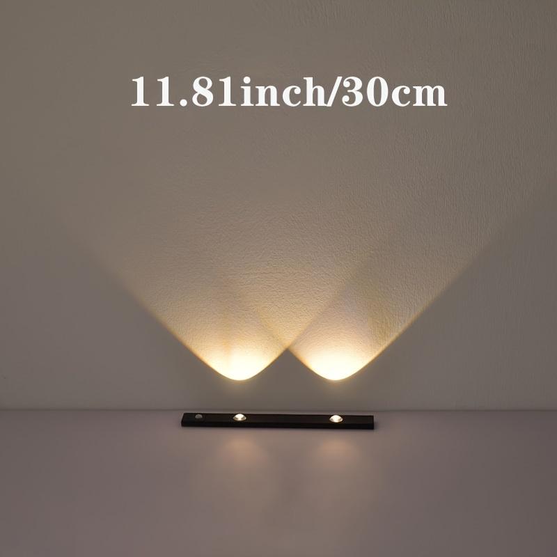Motion-Activated LED Cabinet Light - Ultra Thin, Wireless, USB Rechargeable, Dimmable with Tricolor Settings for Kitchen, Bedroom, and Wardrobe