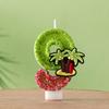Cute Coconut Tree Number Birthday Candle Cake Decoration